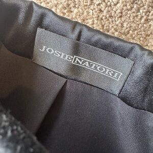 Natori Black silk blazer